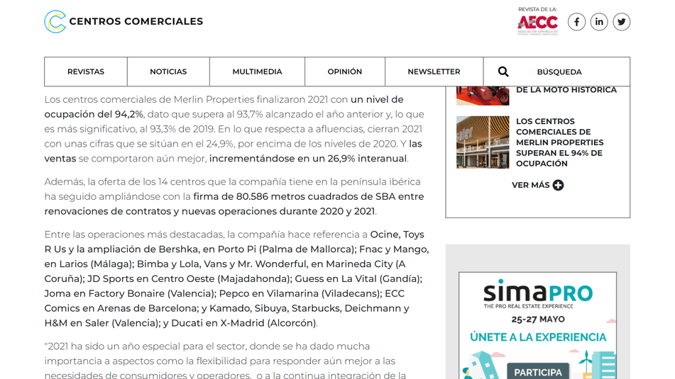 Centros Comerciales screenshot