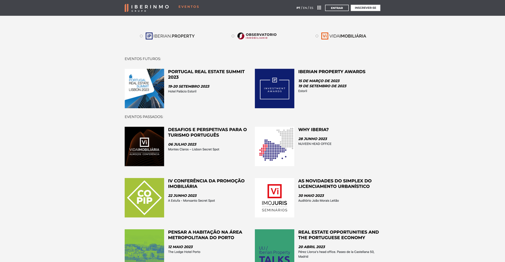 Events Iberinmo screenshot