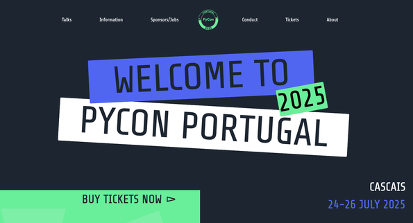 PyCon Portugal 2025 screenshot